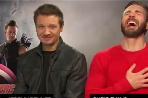 avengers jeremy renner and chris evans sexist comments in interview