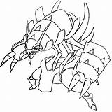 Pokemon Golisopod Coloring Pages Pokémon Mega sketch template