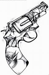 Badass Gangster Chicano Tatuajes Pistolen Ooo Tatoos Pistola Malerei Abstrakte Guns Zeichnung Skizze Waffen Matita Facili Pfeil Messer Bolsillo Reloj sketch template