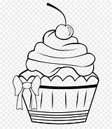 Icing Muffin sketch template