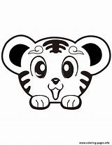 Coloring Tiger Pages Cute Animal Printable Baby Super Tigers Animals Print Kids Color Sheets Prints Info Choose Board Drawing Cubs sketch template
