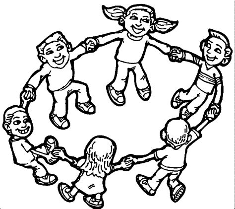 kids playing  coloring pages coloring pages  kids