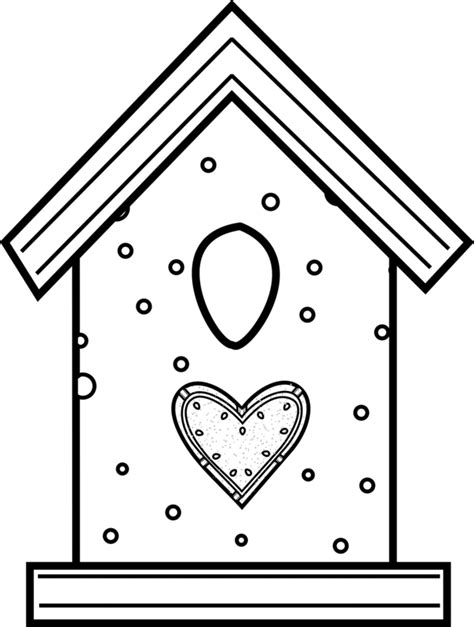 bird house coloring  printable coloring page coloring home