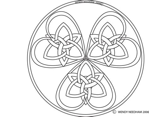 triple celtic knot heart  dinayarose irish symbols celtic symbols