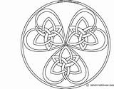 Celtic Heart Knot Coloring Triple Knots Pages Deviantart Mandala Colouring Patterns Designs Symbols Knotwork Quilt Irish Cross Tattoo Hearts Using sketch template