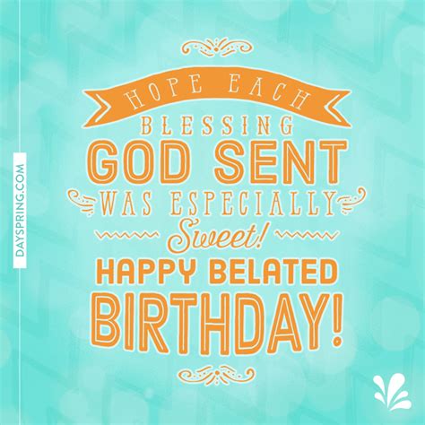 Happy Belated Birthday Ecards Dayspring