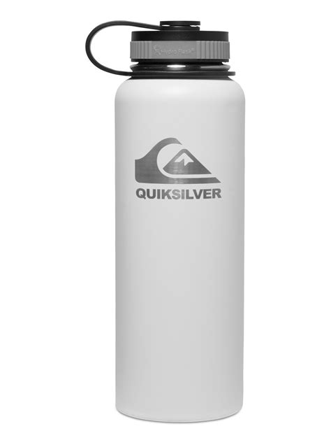 hydro flask  oz wide mouth white water bottle cw quiksilver
