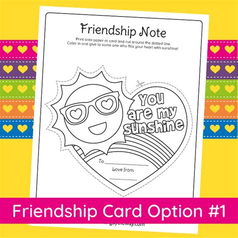 friendship cards printable