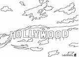 Hollywood Coloring Pages sketch template