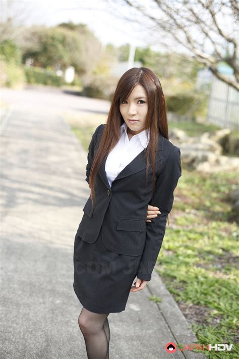 naughty hitomi tsukishiro in office outfit