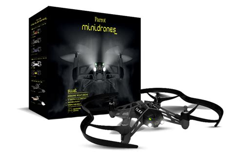 parrot minidrones airborne swat night drone flying wifi robot toy smartphones ebay