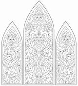 Kirchenfenster Malvorlage sketch template