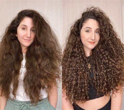 curly girl before and after using loc method with gel ethnic hairstyles