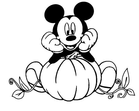 mickey mouse halloween coloring pages printable coloring pages
