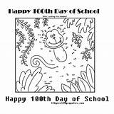 School 100th Coloring Pages Kids Printable Super Activity 123greetingsquotes sketch template