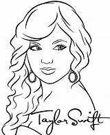 Swift Singer Singers Topcoloringpages Voorbeeldsjabloon sketch template