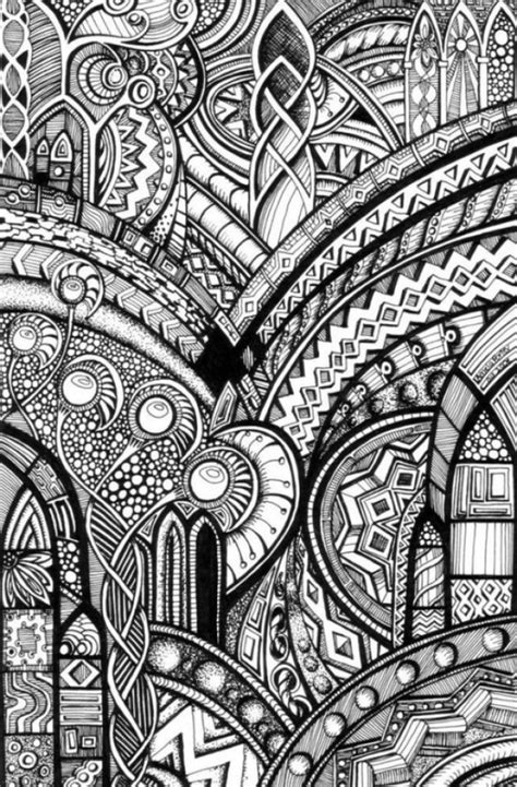 challenging trippy coloring pages  adults sbt