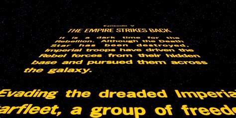 Star Wars Title Crawls Esquire S Definitive Ranking Of