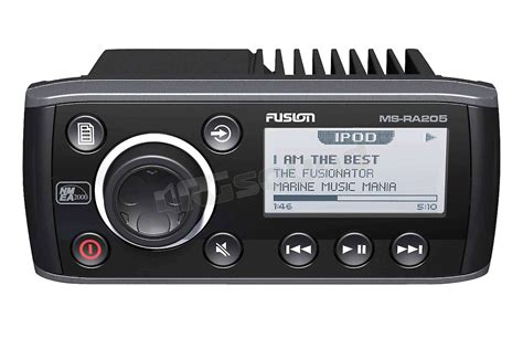 fusion ms ra  fm tuner vhf receiver usb aux sorgenti  la