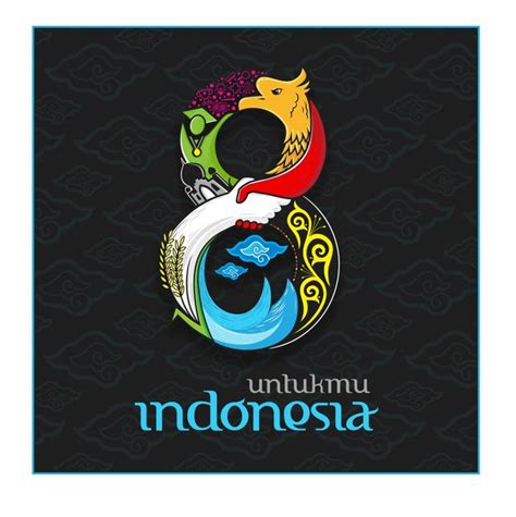 pengajuan logo kontes keindahan angka delapan  indonesia