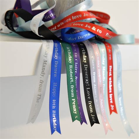 personalised birthday ribbon   type  design notonthehighstreetcom