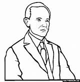 Coolidge Presidents Starling sketch template