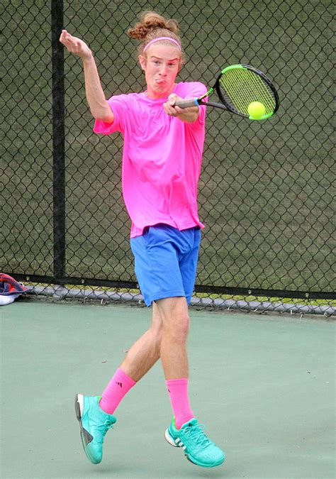 State Games Tennis Alexander Collins Stands Out For More Reasons Than