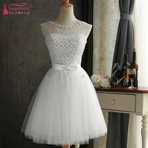 white homecoming dresses above knee lace tulle crystal mini cocktail