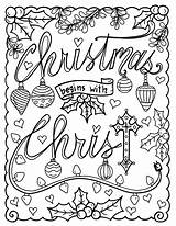 Coloring Christmas Christian Pages Printable Scripture Color Adult Bible Book Sheets Nativity Religious Jesus Print Merry Verse Etsy Age Holiday sketch template