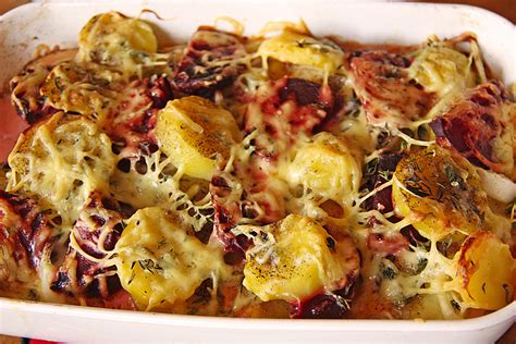 rote beete kartoffel auflauf rezepte chefkochde