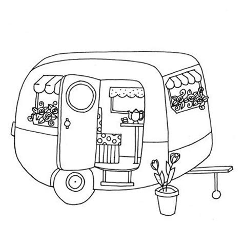rv coloring pages  getdrawings