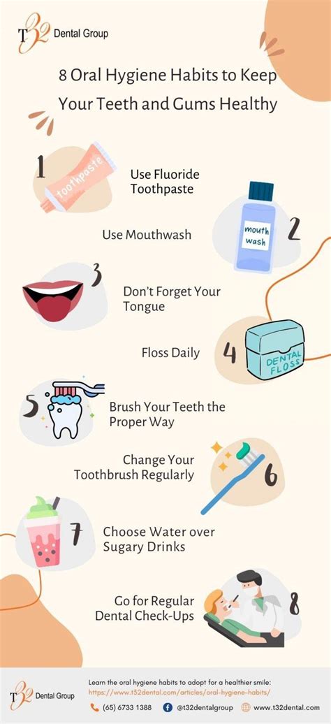 oral hygiene habits    teeth  gums healthy  dental