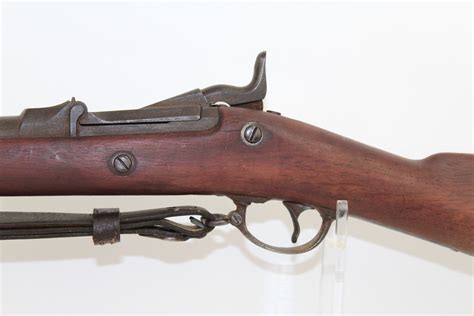 springfield model  trapdoor rifle cr antique ancestry guns