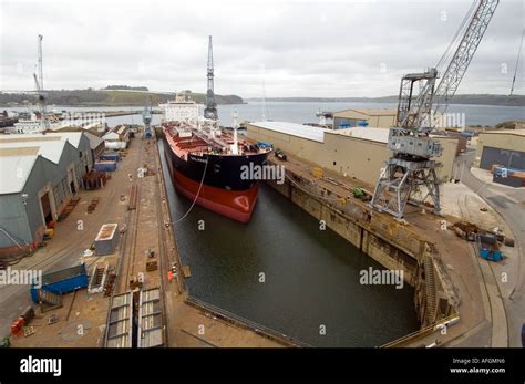 large ship  dry dock stock photo  alamy