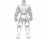 Colossus Marvel Coloring Pages Template sketch template