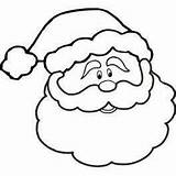 Santa Face Christmas Coloring Template Head Silhouette Clipart Printable Pages Claus Templates Bing Noel Clipground Designs Elf Colors Getdrawings Choose sketch template