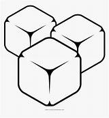 Cubes Template Sizes Ice Sketch Coloring sketch template