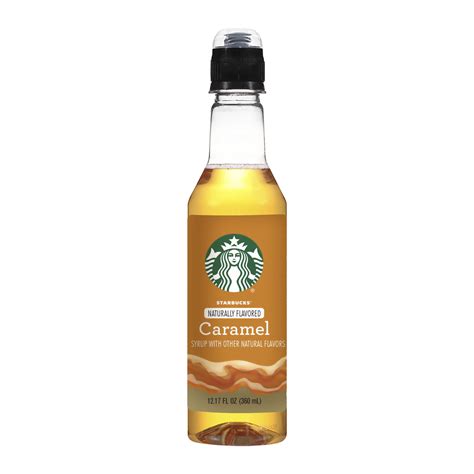 starbucks naturally flavored caramel coffee syrup  fl oz