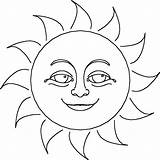 Sun Coloring Printable Pages Smiling Color Face Template Templates Pattern Sunshine Patterns Print Pumpkin Spring Funny 23 Drawings sketch template