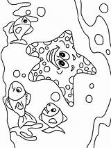 Sea Coloring Pages Starfish Color Animal Cute Ocean Animals Print Kids Printable Creatures Surgery Getcolorings Underwater Small Great Coloring2print Prints sketch template