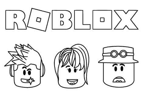 roblox printable coloring pages