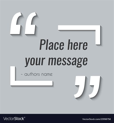 empty quote text box design element royalty  vector