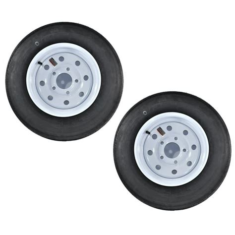 pack trailer tire  rim      lrc  lug white modular wheel walmartcom