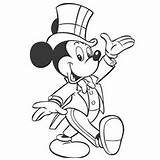 Mickey Mouse Coloring Pages Toddler Printable Color Magician Friends Cute Will sketch template