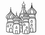 Catedral Basilio Moscu Moscou Mosca Cattedrale Basílio Monumentos Sant Basili Basils Dibuix Monumenti Edificios Sao sketch template