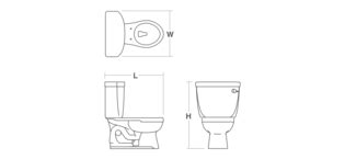 kohler   cimarron comfort height  front toilet cimarron  comfort