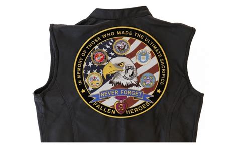 patches  jackets large embroidered center biker  patches