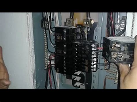 replace  install circuit breaker  amp  volt step  step youtube