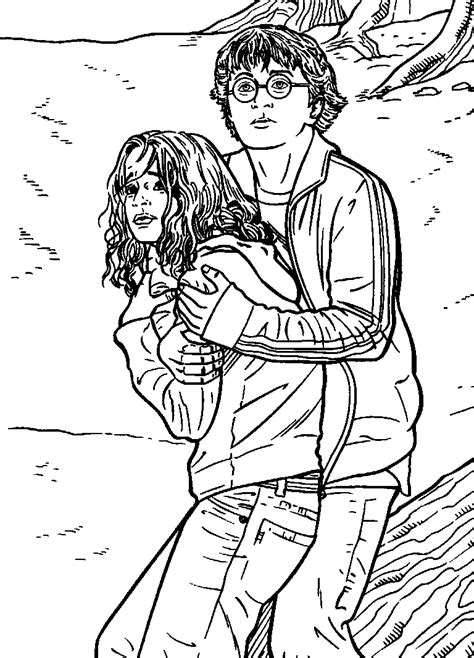 coloring page harry potter coloringme