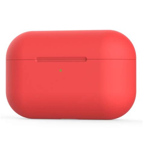 airpods pro durable silicone hoesje rood